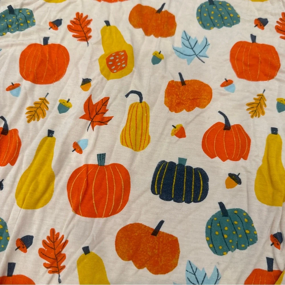 Little Sleepies Autumn Harvest Sleep Top Girl’s 9/10 Long Sleeve Bamboo Holiday